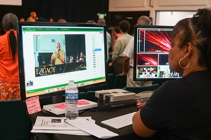 Media at Victory Bible Church in Pasadena, CA